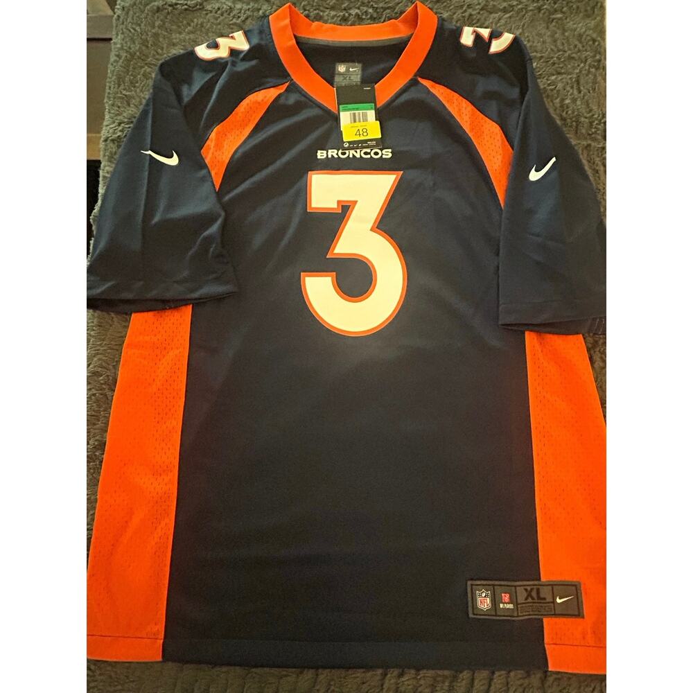 Russell Wilson #3 Denver Broncos Nike XL Blue Jersey (NWT)